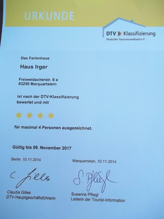 Ferienhaus Irger Marquartstein Esterno foto